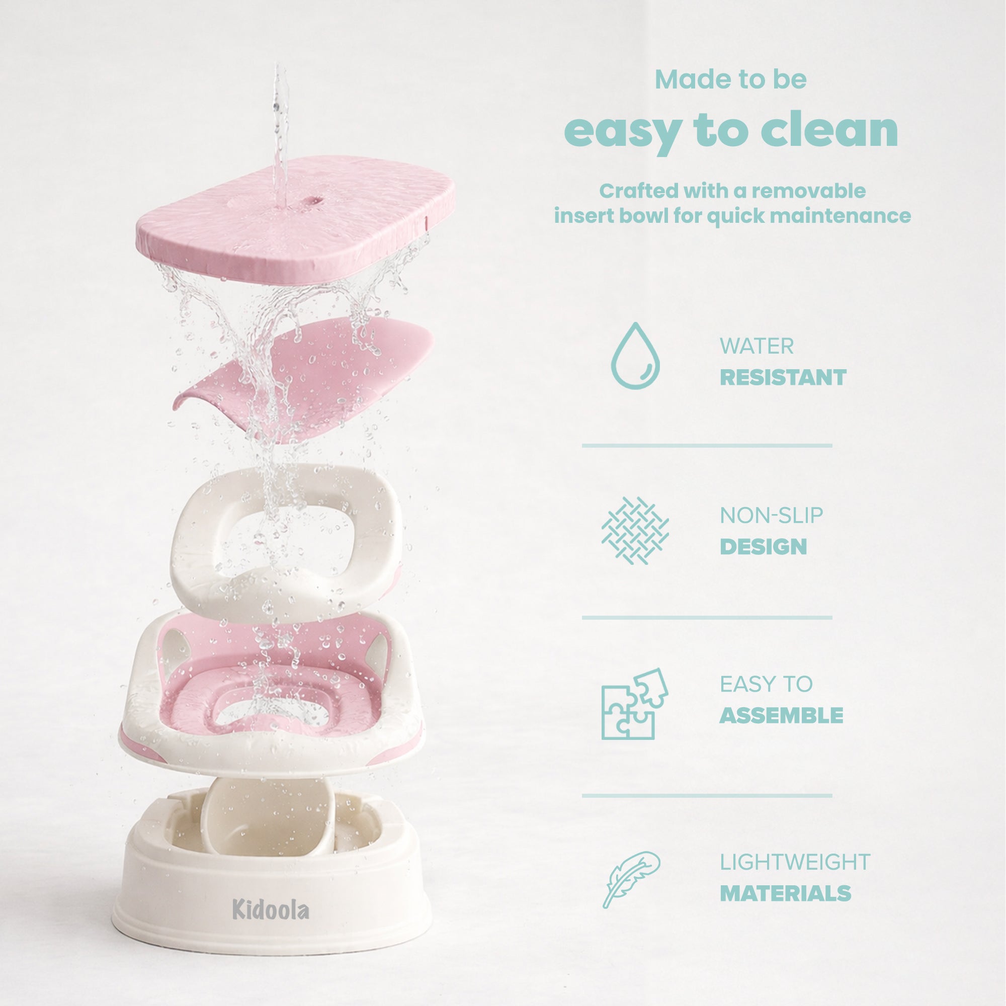 Grey potty training seat on toilet – universal fit toilet trainer for toddlers aged 2–4