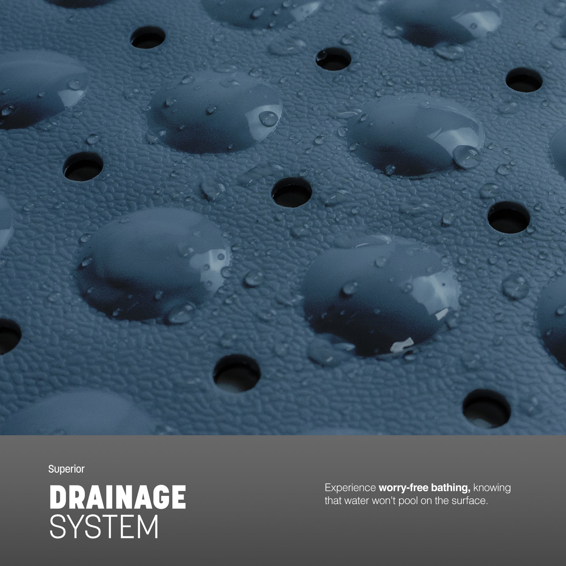 Non-Slip Bath Mat - Soft, Comfortable & Machine Washable