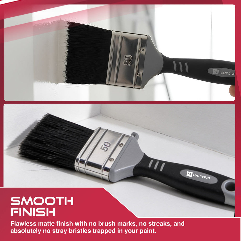 Haltons Paint Brush Set No Bristle Loss All Sizes - 5 Piece – image 4