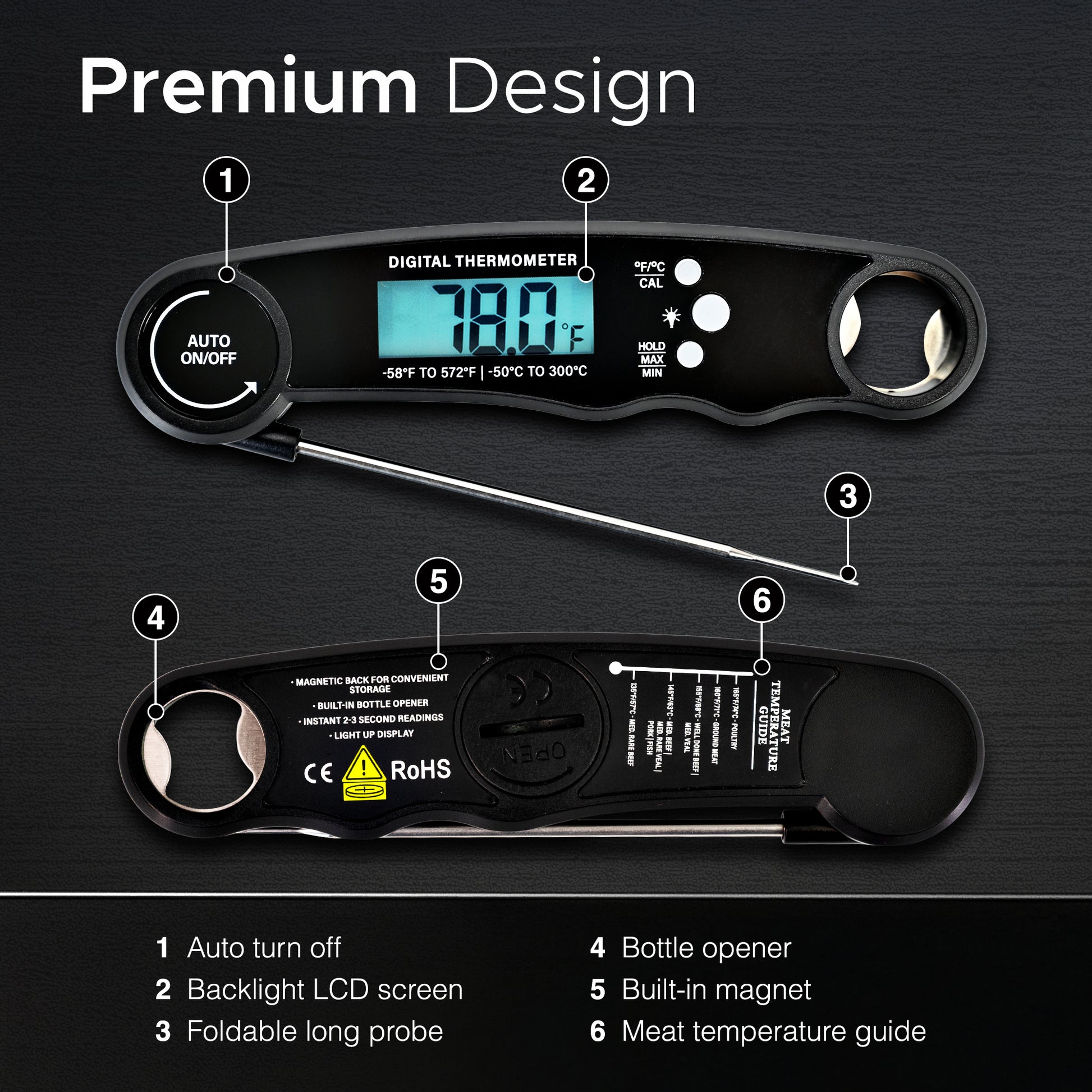 Instant Read Meat Thermometer – image 5