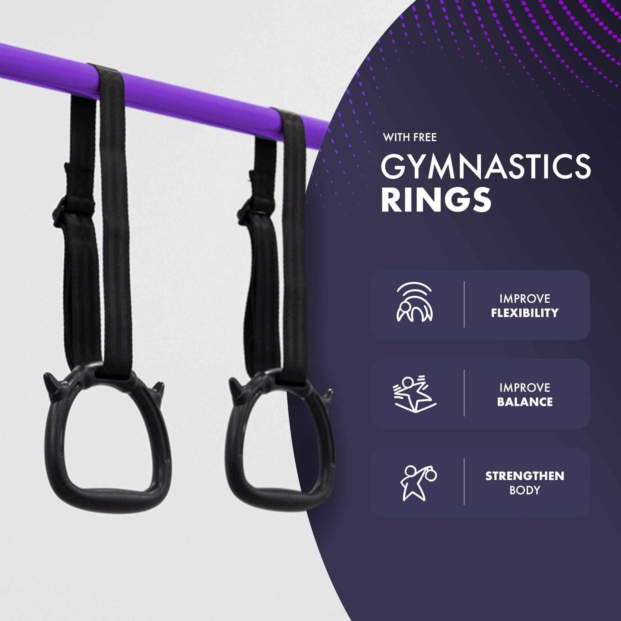 KAYMAN Gymnastics Horizontal Bar – Adjustable Height & Feet, Hand Protection Wrap, Durable Iron for Flexibility Training – Compact & Stylish Home Gym Equipment – image 24