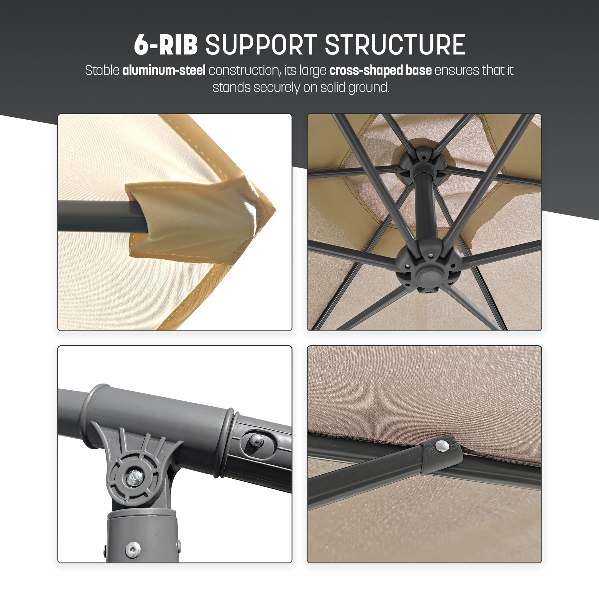 3M Cantilever Garden Parasol – image 5