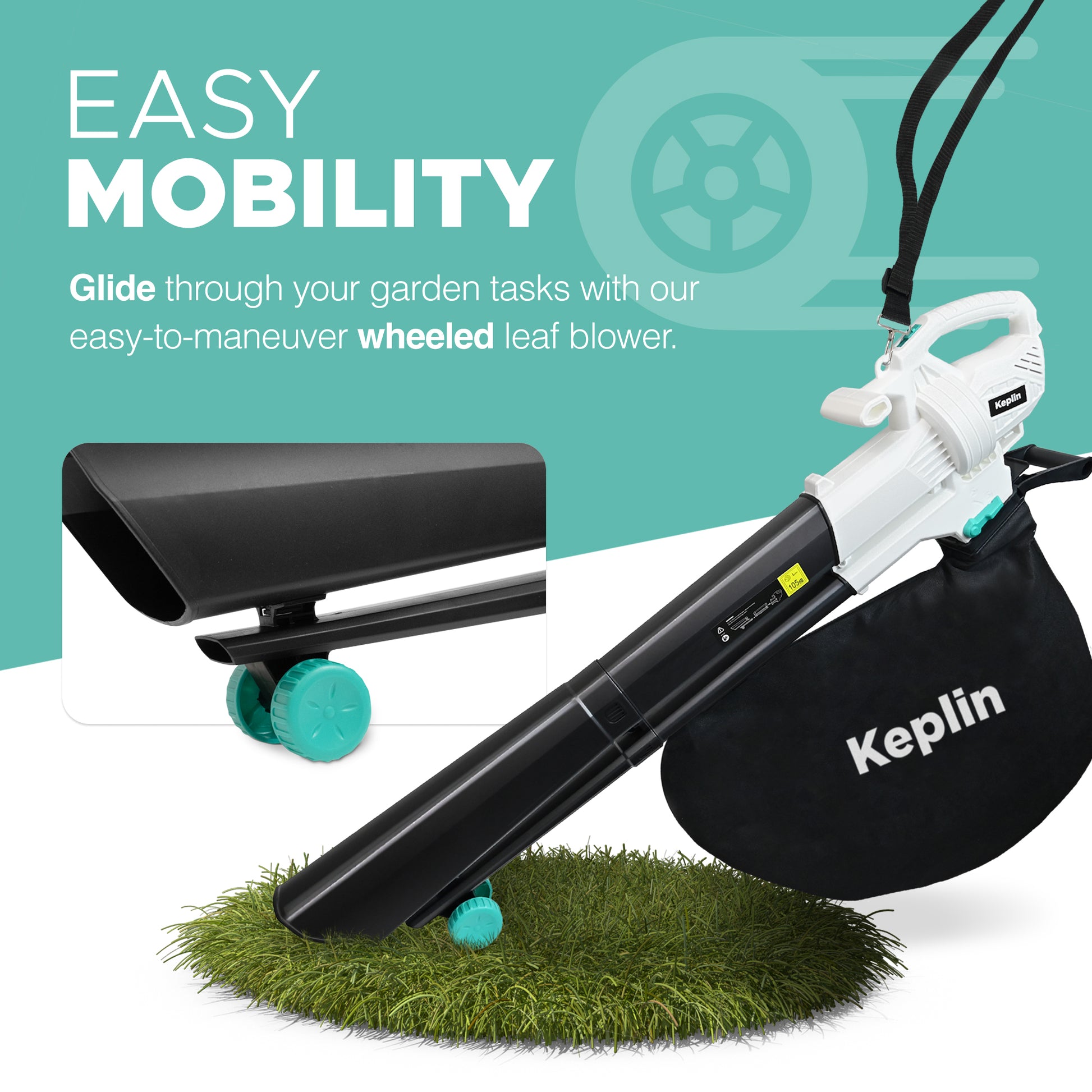 3-in-1 Leaf Blower Vacuum & Mulcher 3500W – image 6