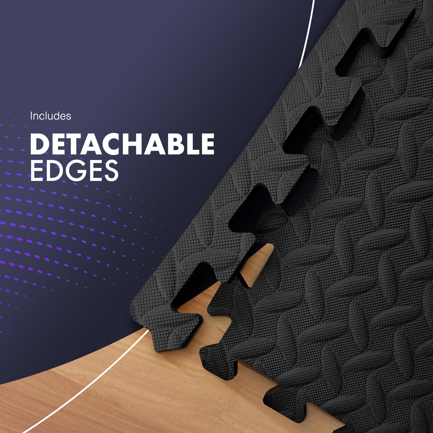 KAYMAN Gym Floor Nonslip Mats, Interlocking, EVA Foam Exercise Floor Tiles for Home Workouts, Studio, Weights, Exercise and Yoga (30 X 30cm) – image 13