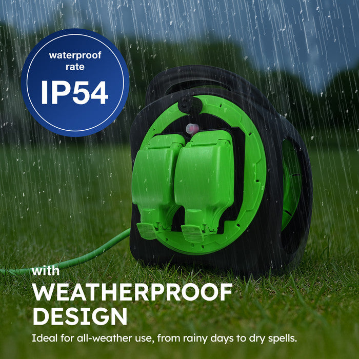 Desiretech Weatherproof Outdoor Extension Cable, 15m