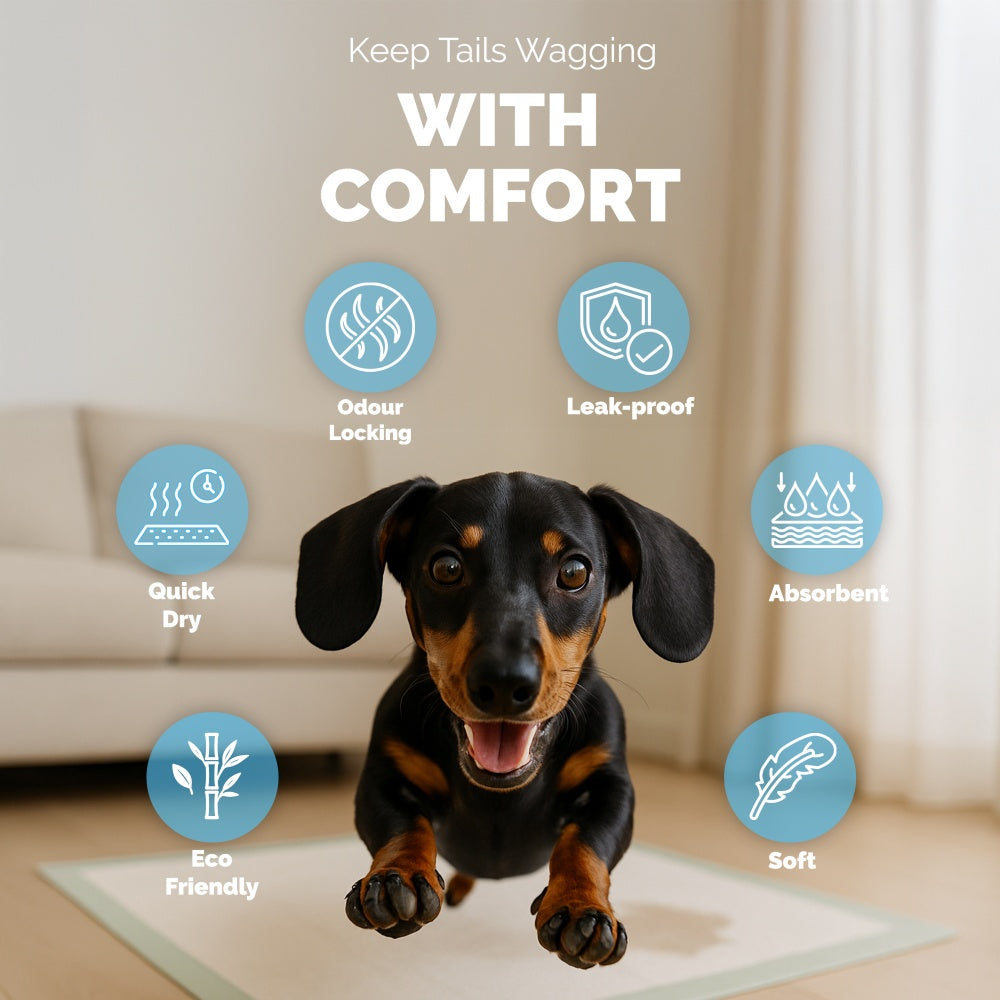 Furdreams Bamboo Puppy Training Pads - 50Pk