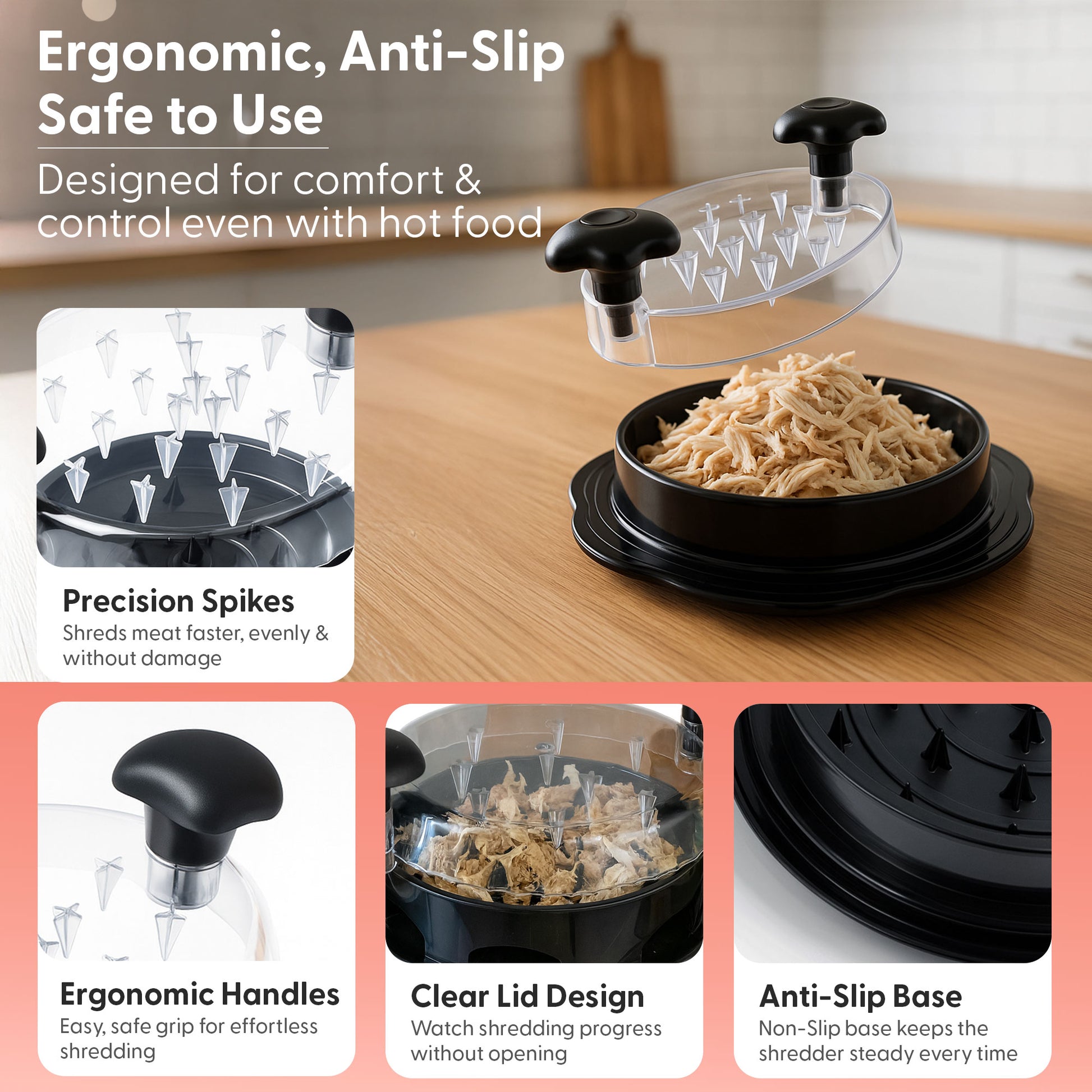 Chicken Shredder Tool - Quick Manual Meat Shredder – image 5