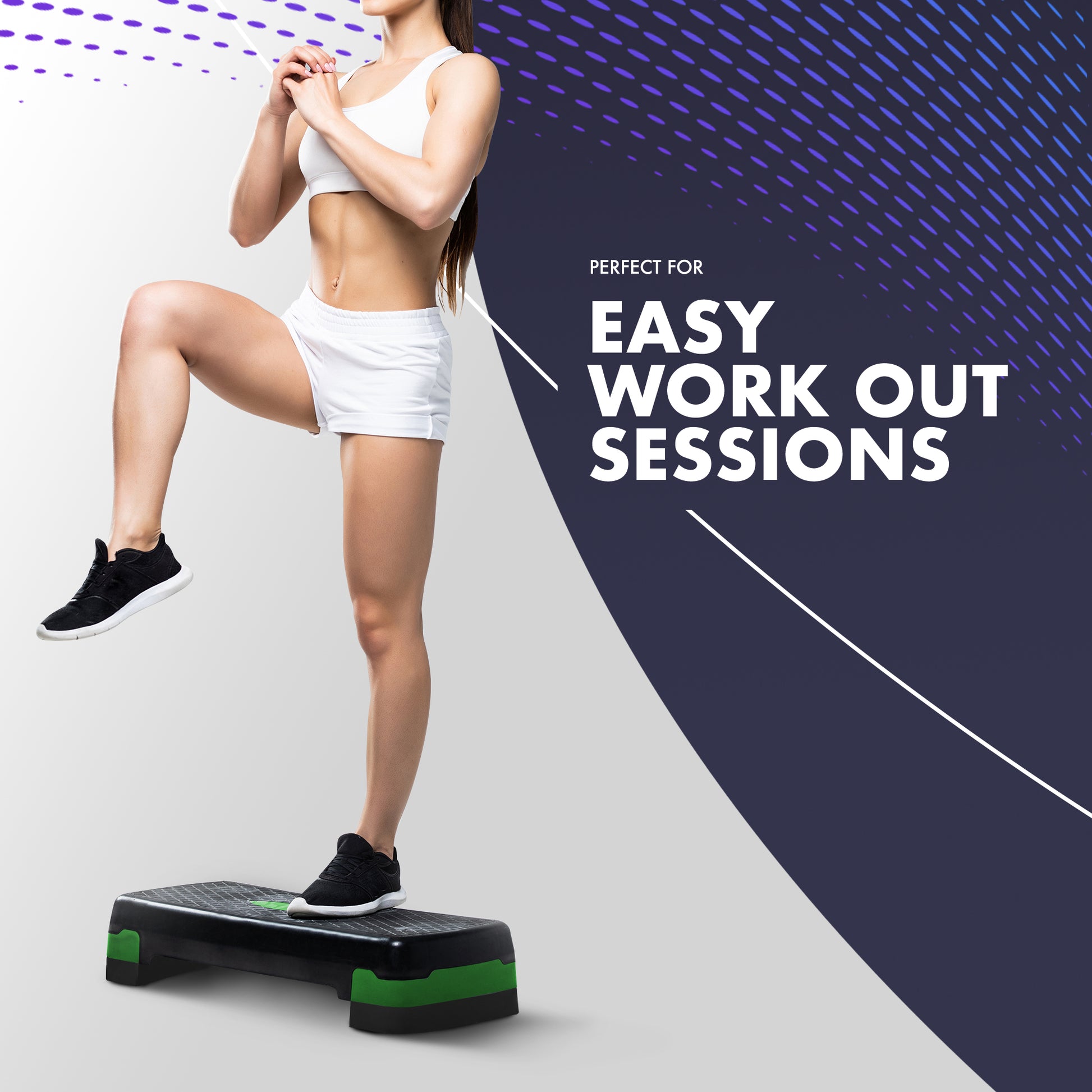 Kayman Adjustable Aerobic Step Platform for Home Gym Workouts