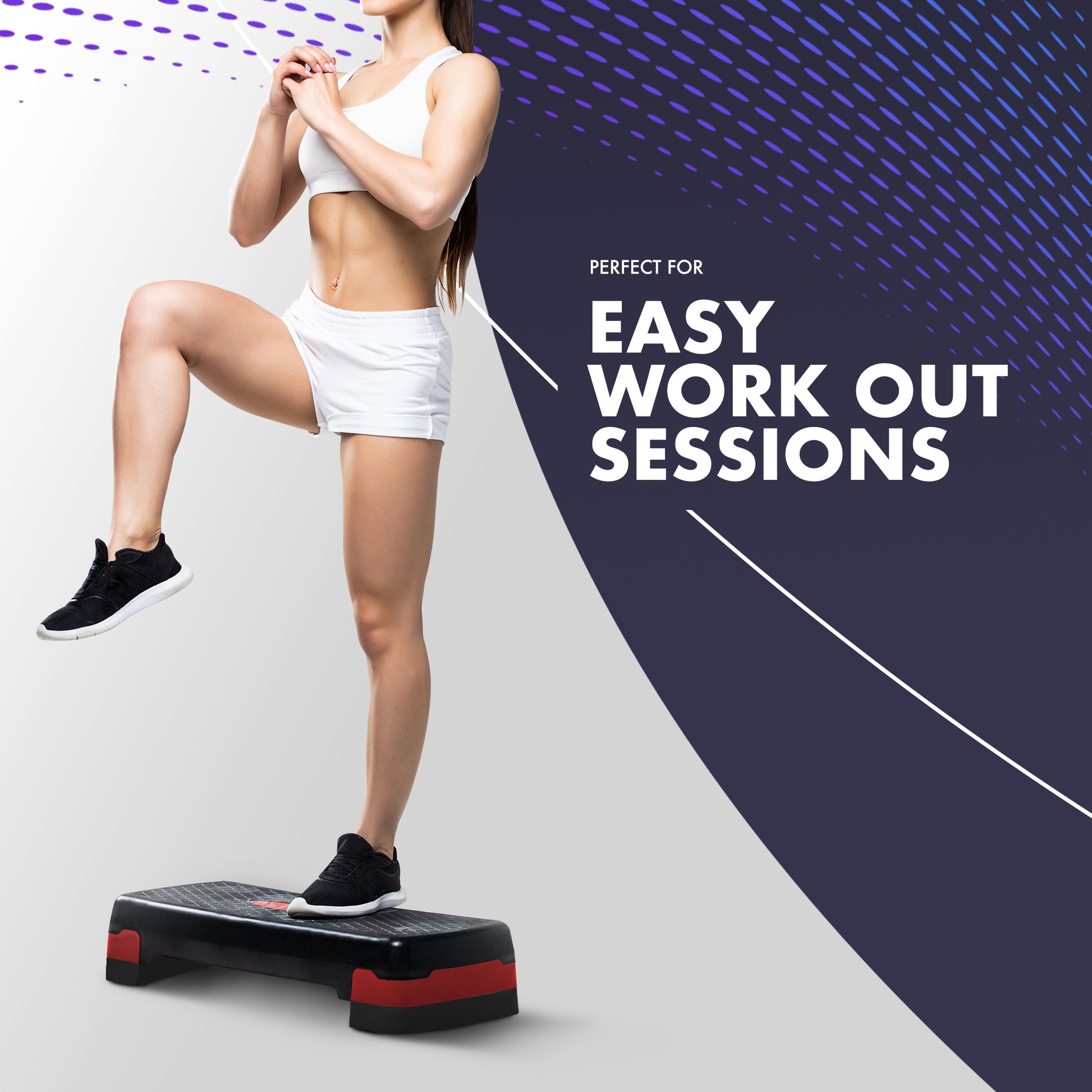 Kayman Adjustable Aerobic Step Platform for Home Gym Workouts