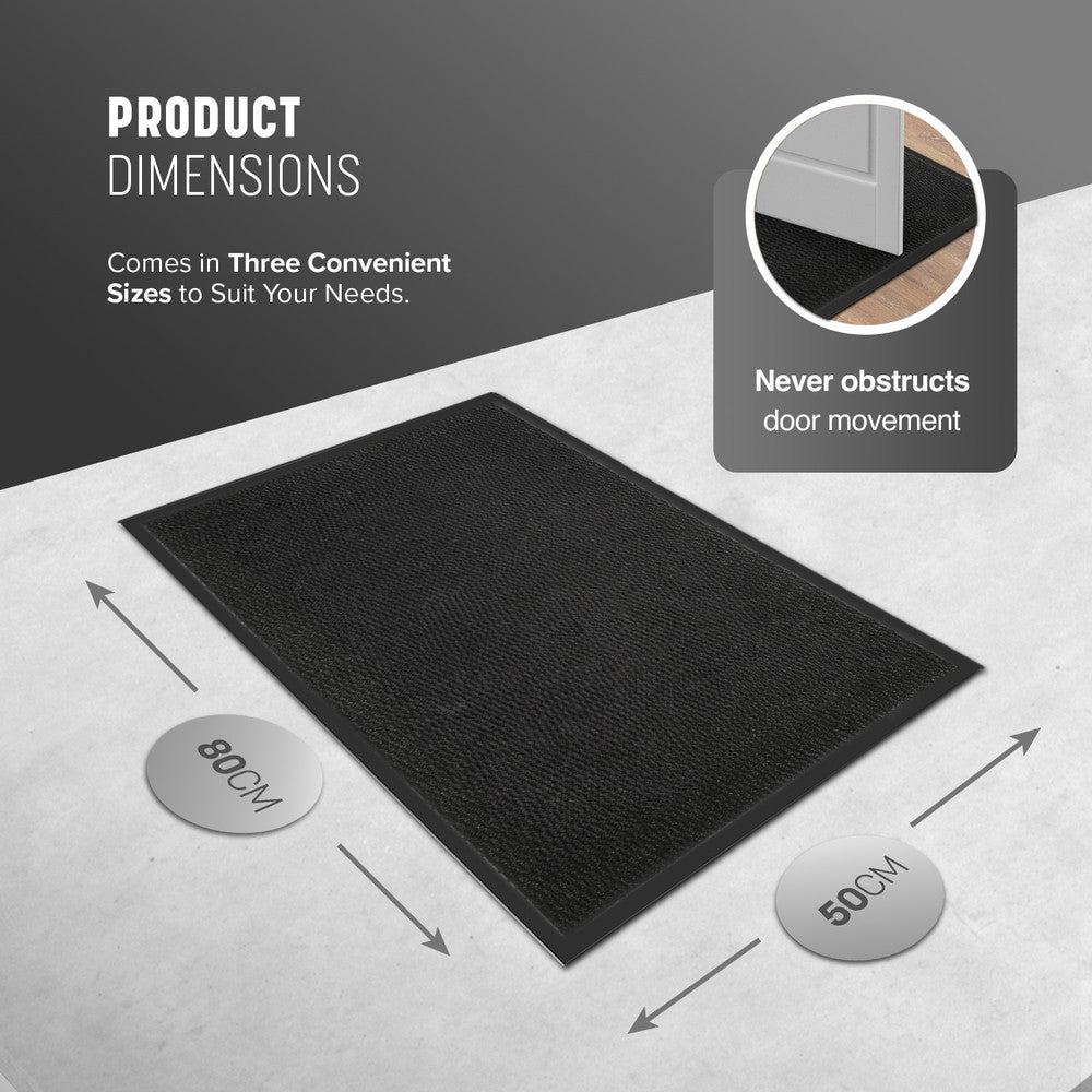 Dirt-Catching & Water-Absorbent Doormat - 50 x 80cm – image 5