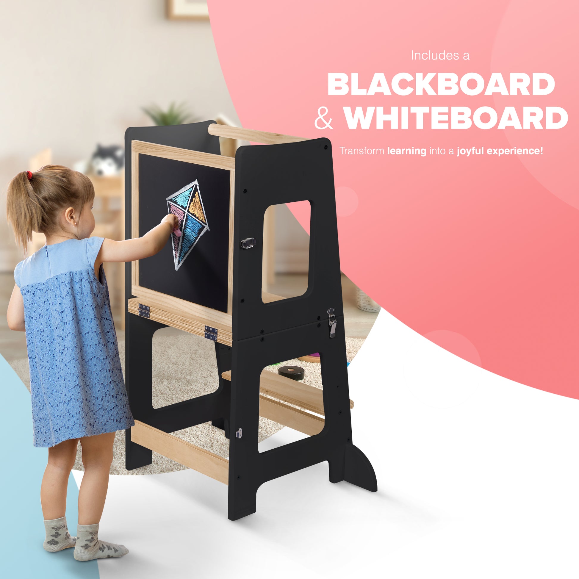 Toddler Learning Tower & Mini Desk – image 4