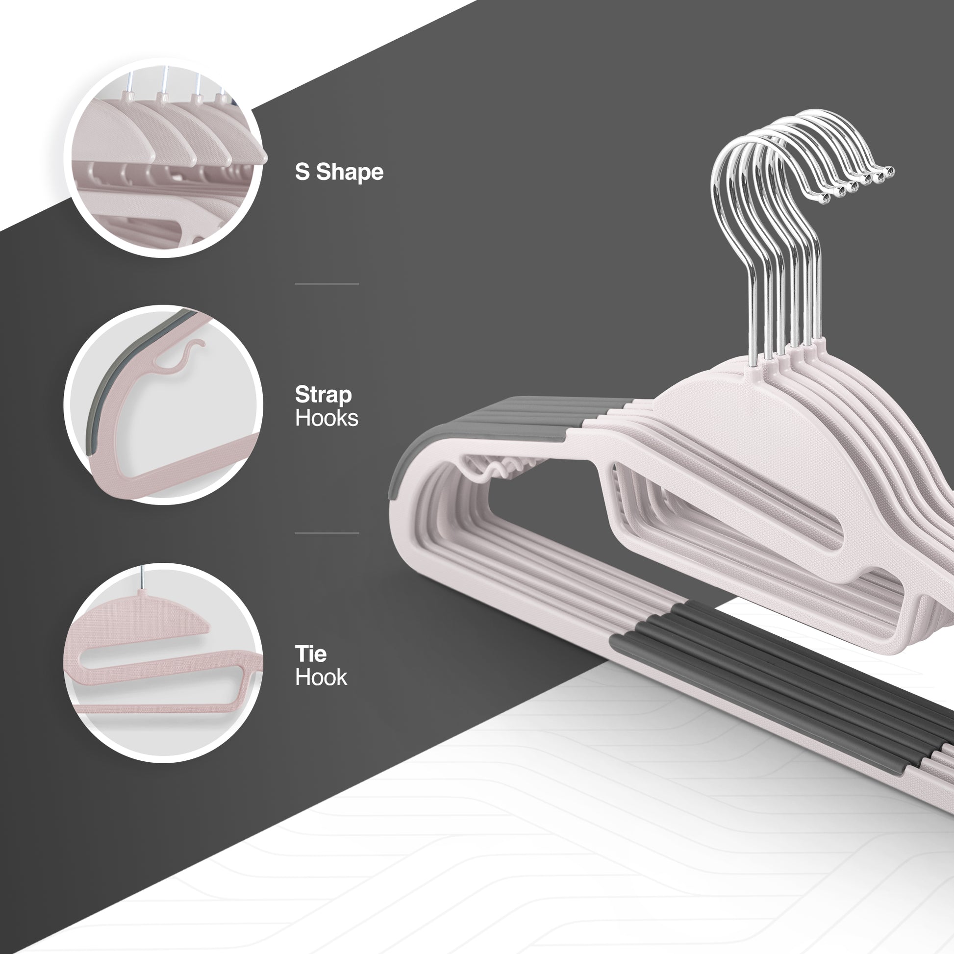 Slimline Non-Slip Clothes Hangers – image 13