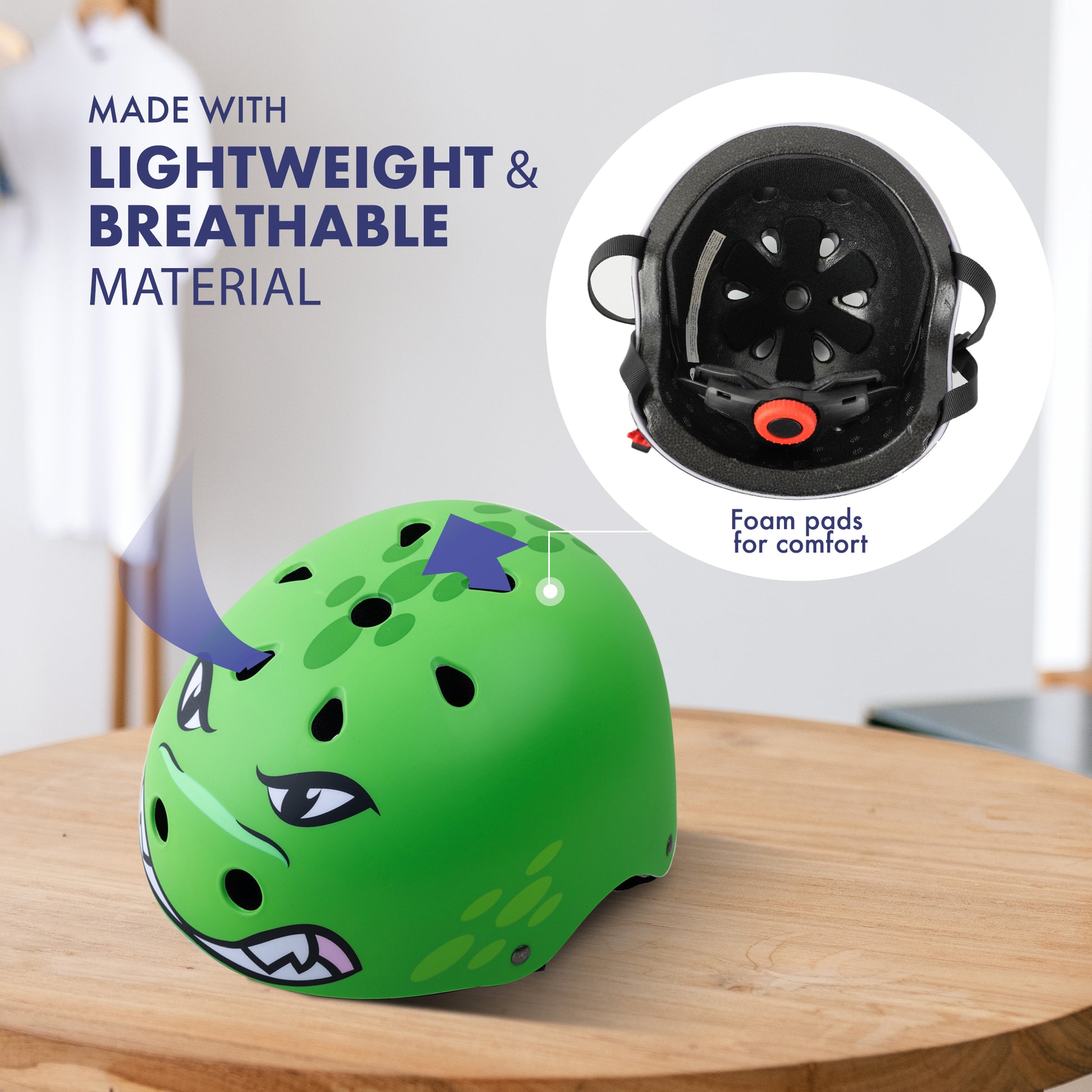 KAYMAN Kids Bike Helmet age 3 to 12, Adjustable Safety Gear for Boys and Girls, Suited to Scooter, Cycling, Skateboard & Roller Skating - Protection for Boys & Girls – image 3