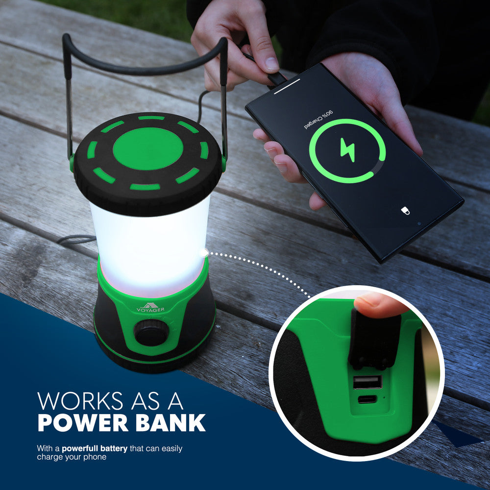 LED Camping Lantern - 1500 Lumen Light with Up to 40 Hours Battery Life