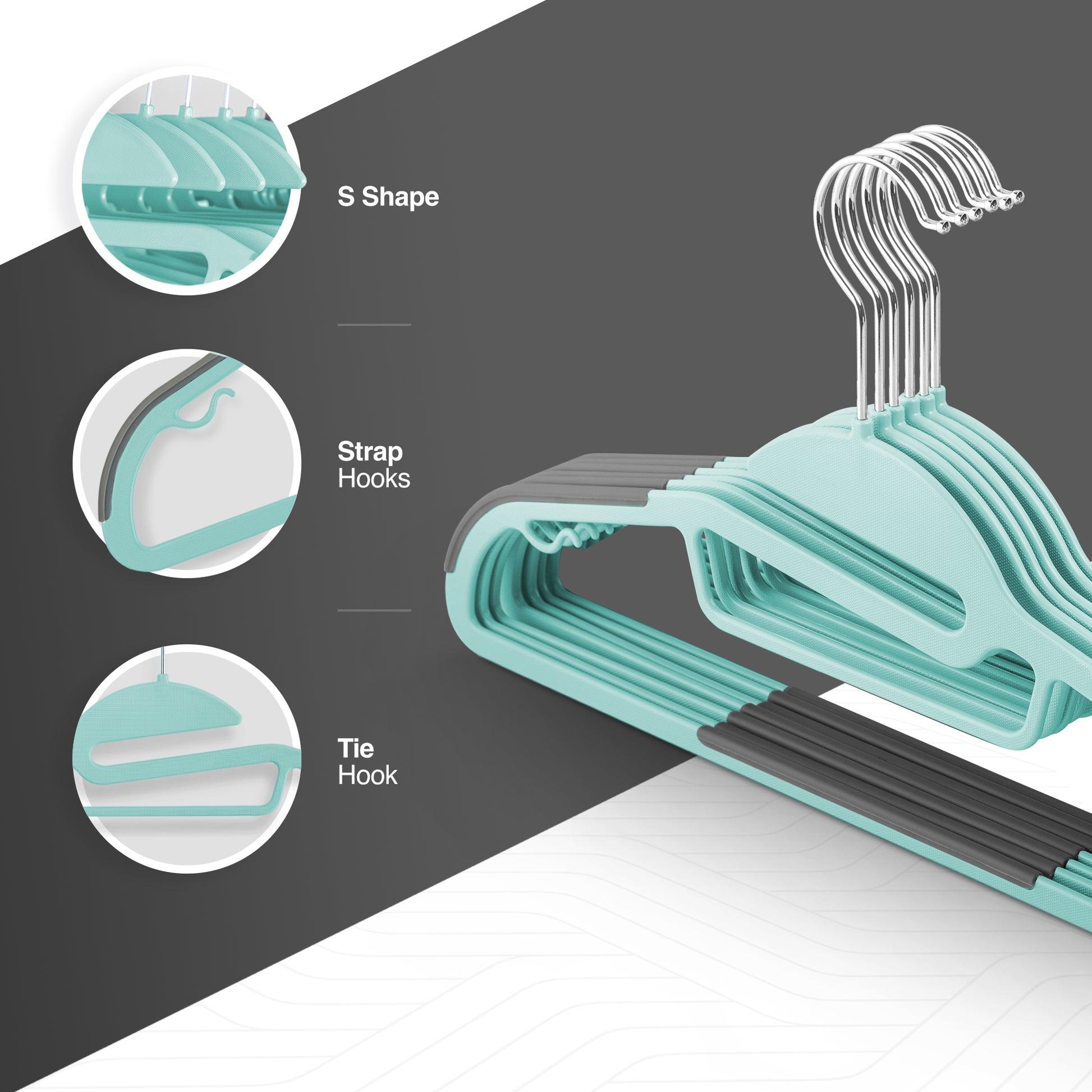 Slimline Non-Slip Clothes Hangers – image 30
