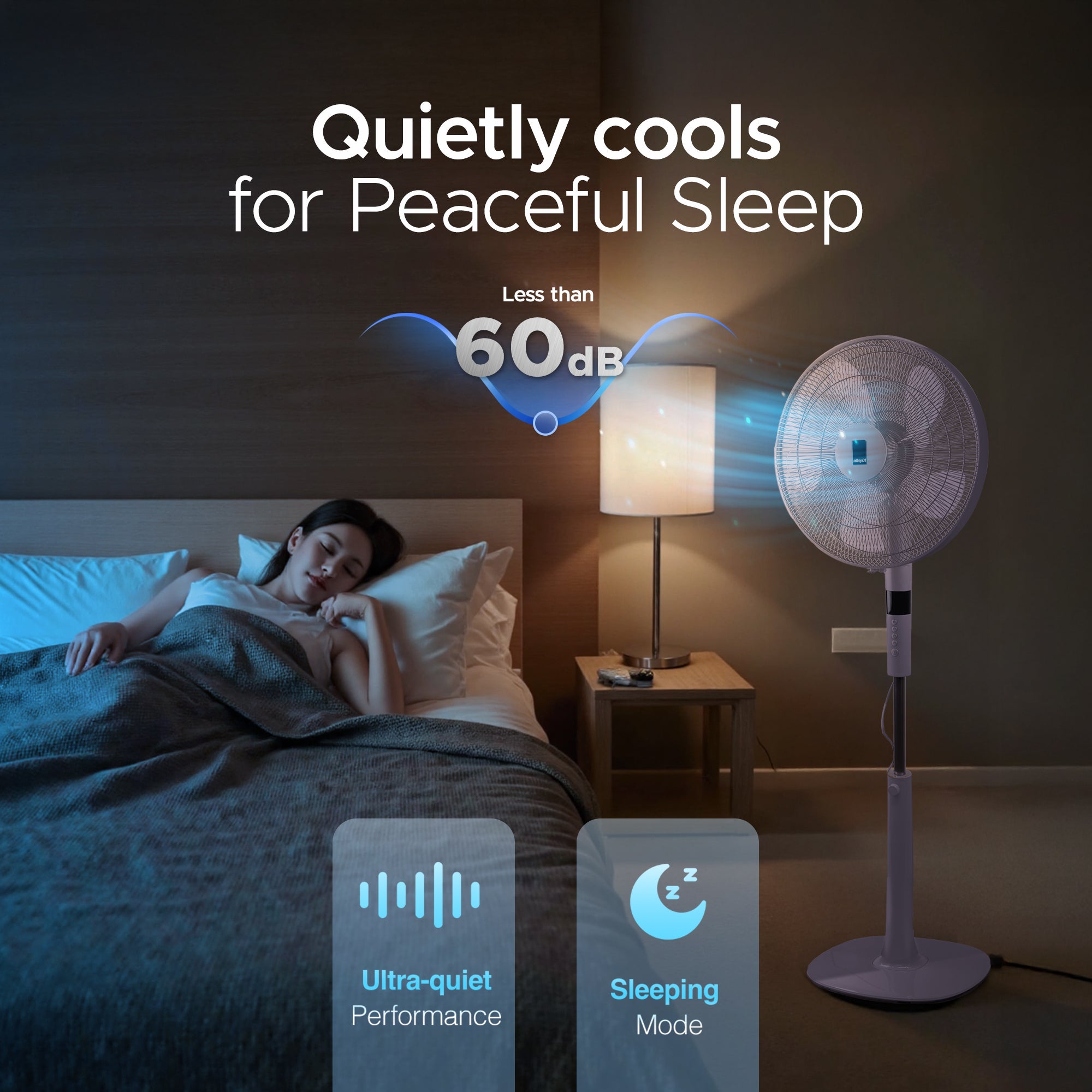 KEPLIN 16 Inch Pedestal Fan 26-Speed, 10 Blades Standing Fan, Remote Control & LED Display Adjustable Height, Turbo Wind Speed,3 Modes, 24-Hour Timer & 90° Oscillation for Home,Office & Bedroom