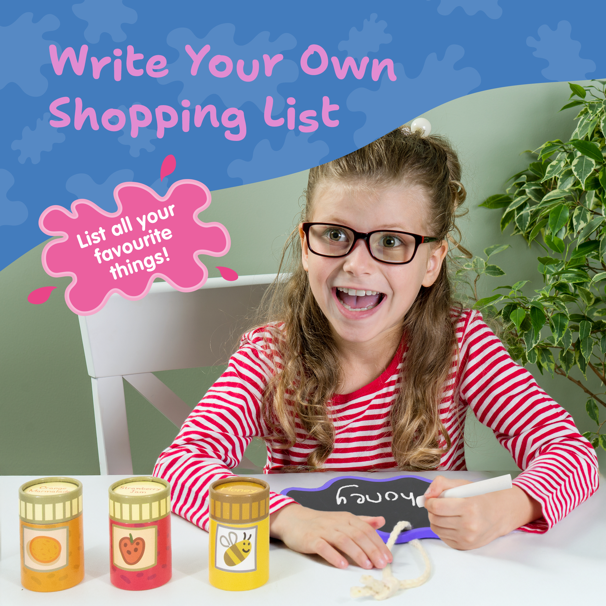 Peppa Pig Wooden Shopping Trolley with Accessories – Children's Supermarket Pretend Play