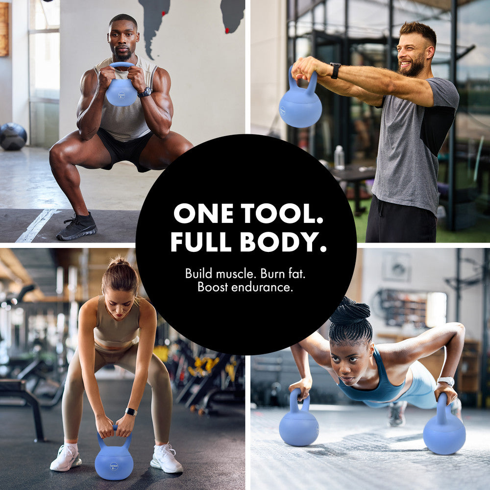 KAYMAN Soft Kettlebell for Home Gym – PVC Coated Weight – Floor Safe Flat Base – Ergonomic Non-Slip Handle – Strength Training, CrossFit, HIIT, Core Workout – Durable Fitness Equipment – image 27
