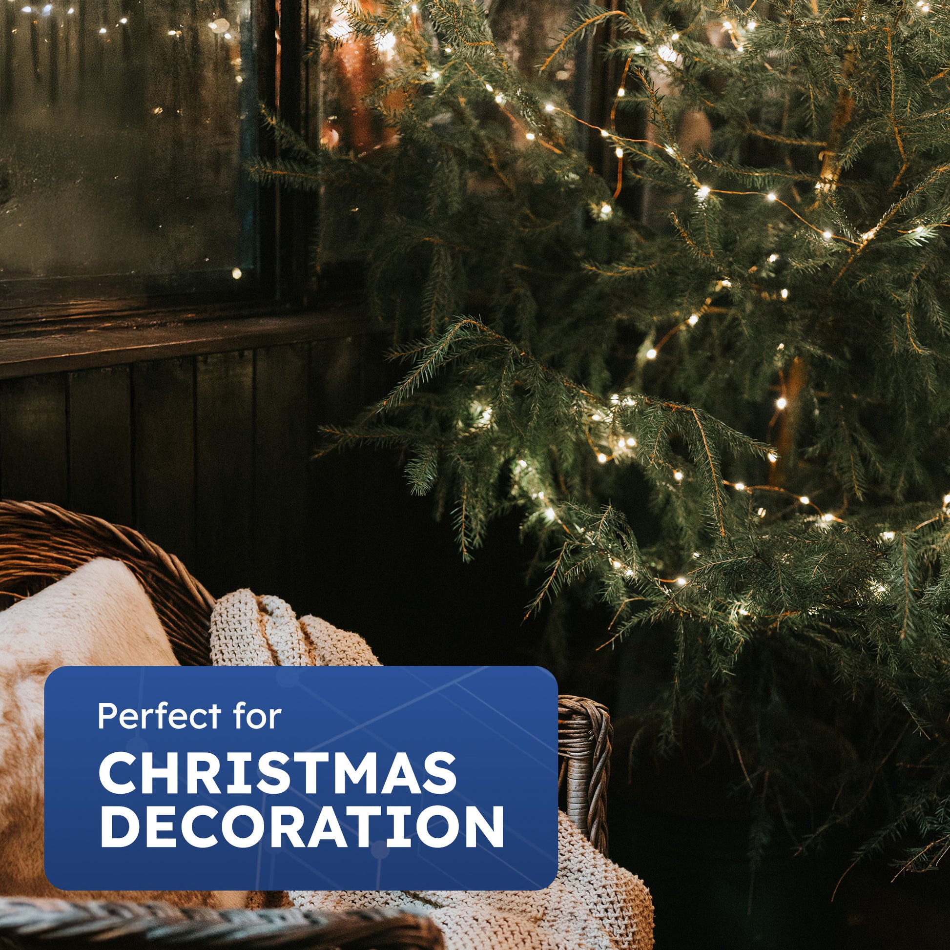 Desiretech - LED Battery-Powered Fairy Lights - Copper Wire String Lights - Waterproof Decorative LED for Indoor/Outdoor Use - Weddings, Christmas, Bedroom, Patio & Party – image 5