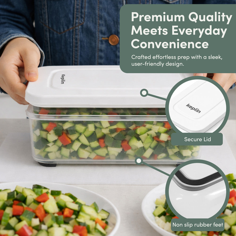 4-in-1 Vegetable Chopper with Container