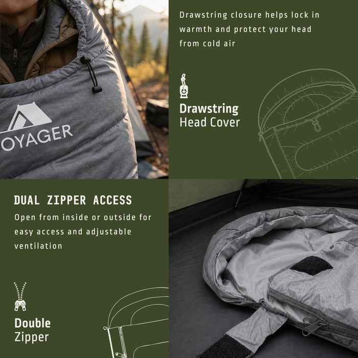 Adults Sleeping Bag for Camping & Backpacking