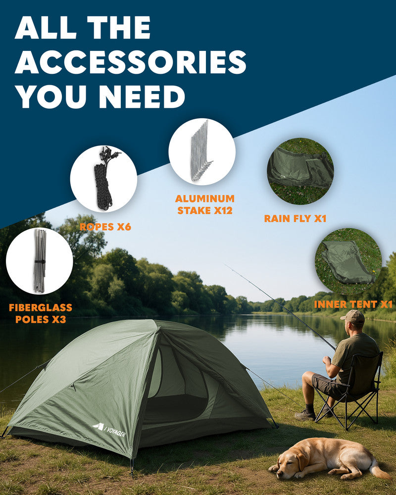 2 Man Camping Tent – image 14
