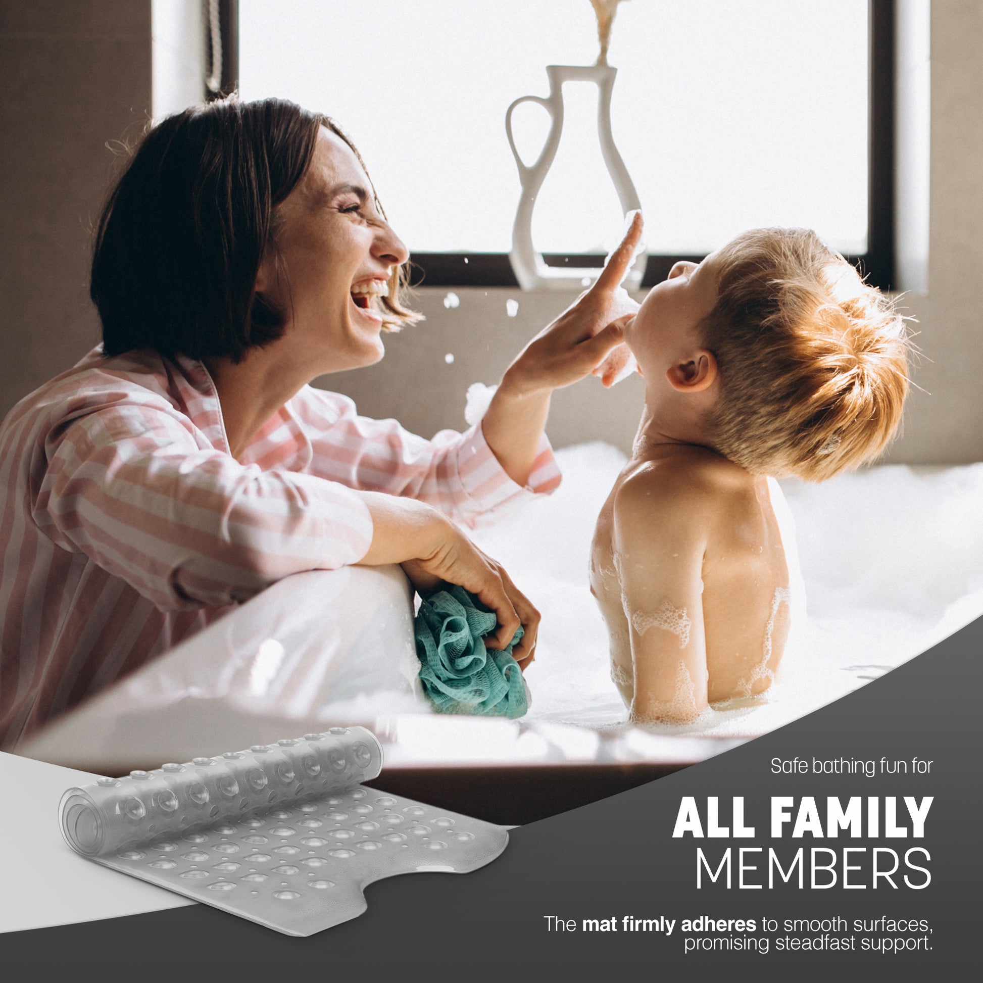 Non-Slip Bath Mat - Soft, Comfortable & Machine Washable – image 13