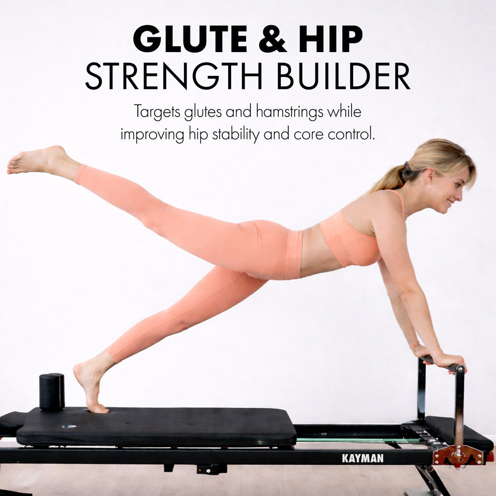 KAYMAN 83" Foldable Pilates Reformer Machine for Home Workout – image 9