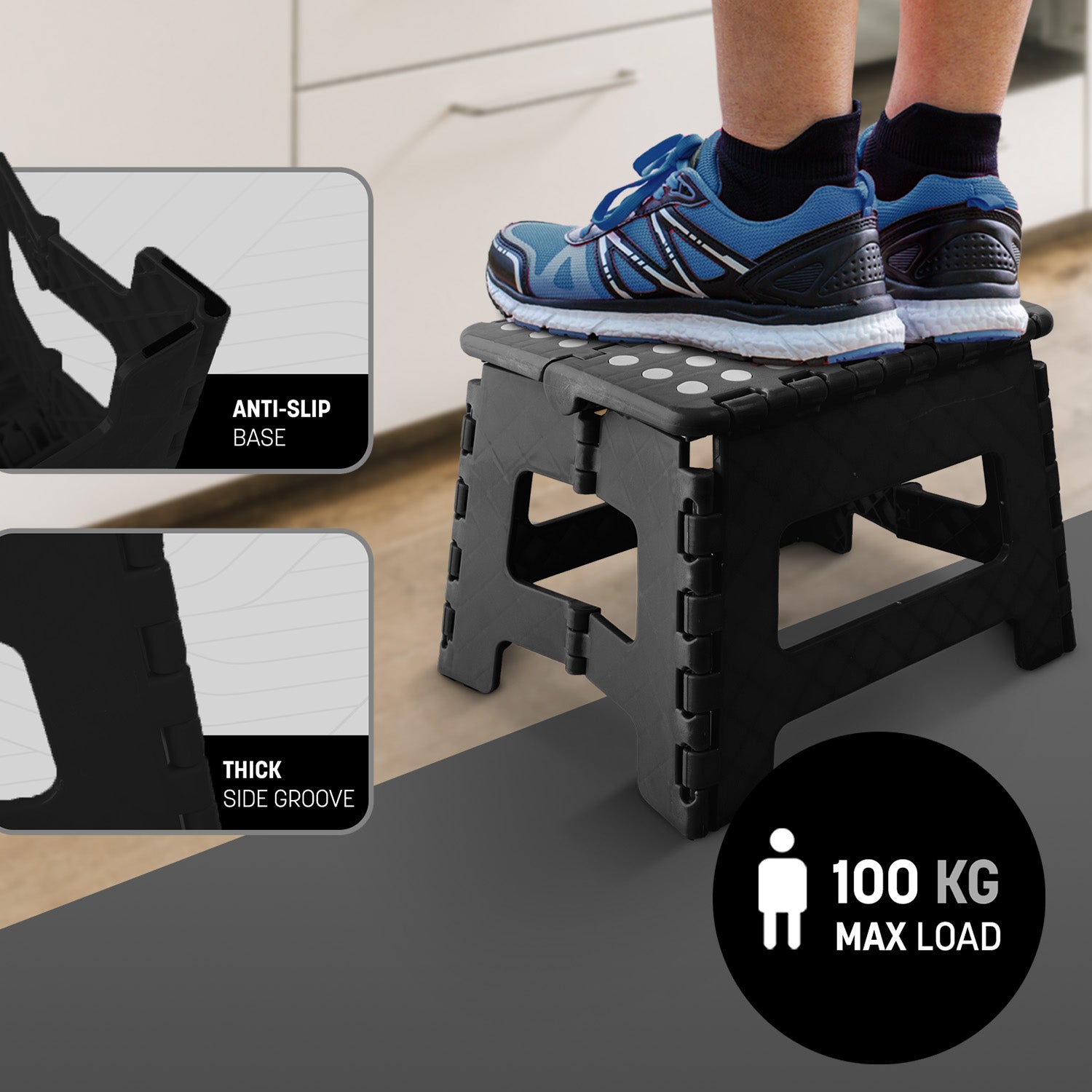 9 inch Heavy Duty Folding Step Stool