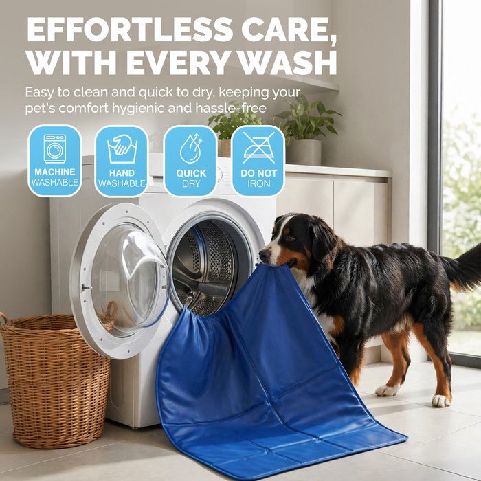 FurDreams Plain Pet Cooling Mat for Dogs  Cats Large