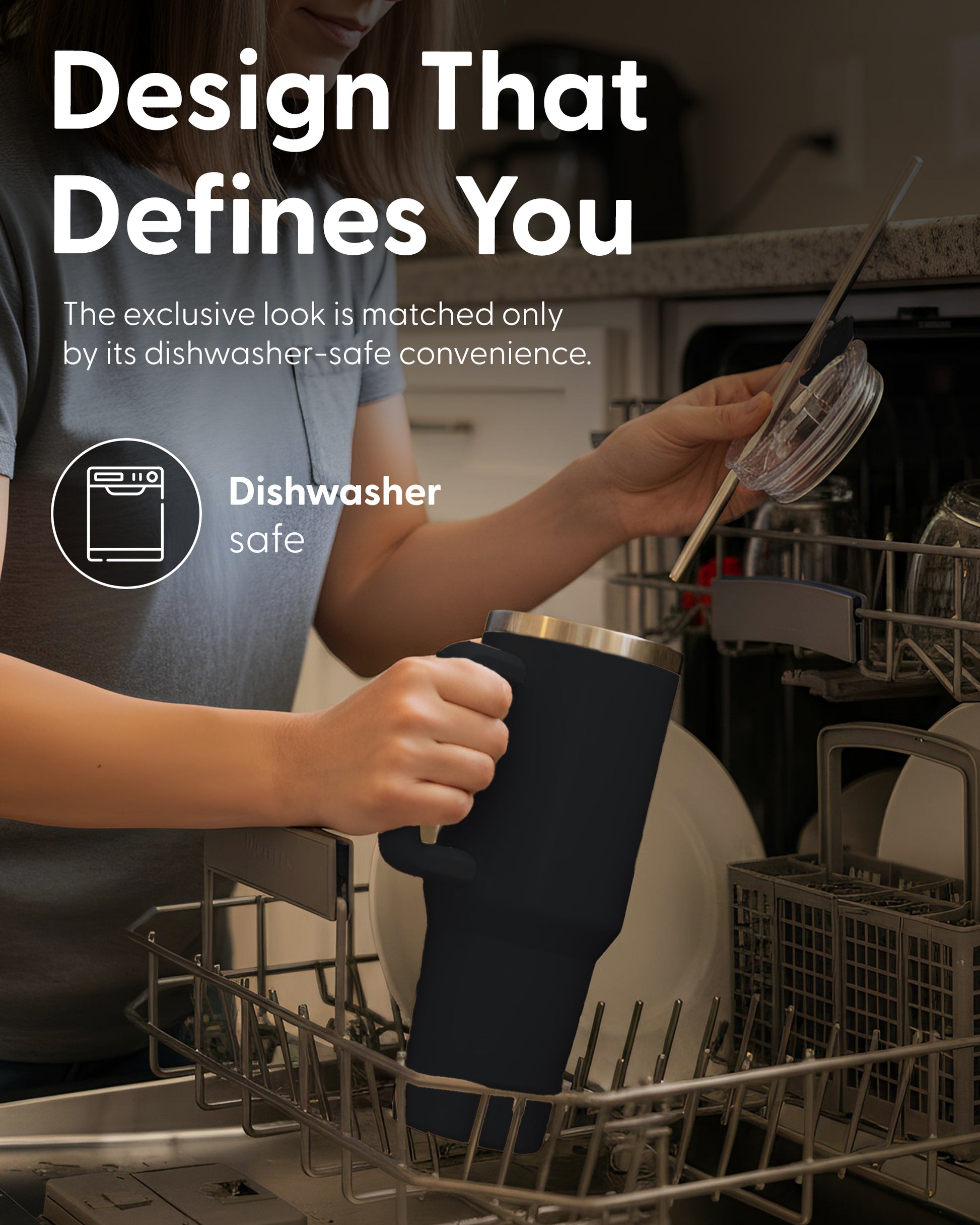 Stainless Steel Vacuum Insulated Tumbler 40 oz – image 4