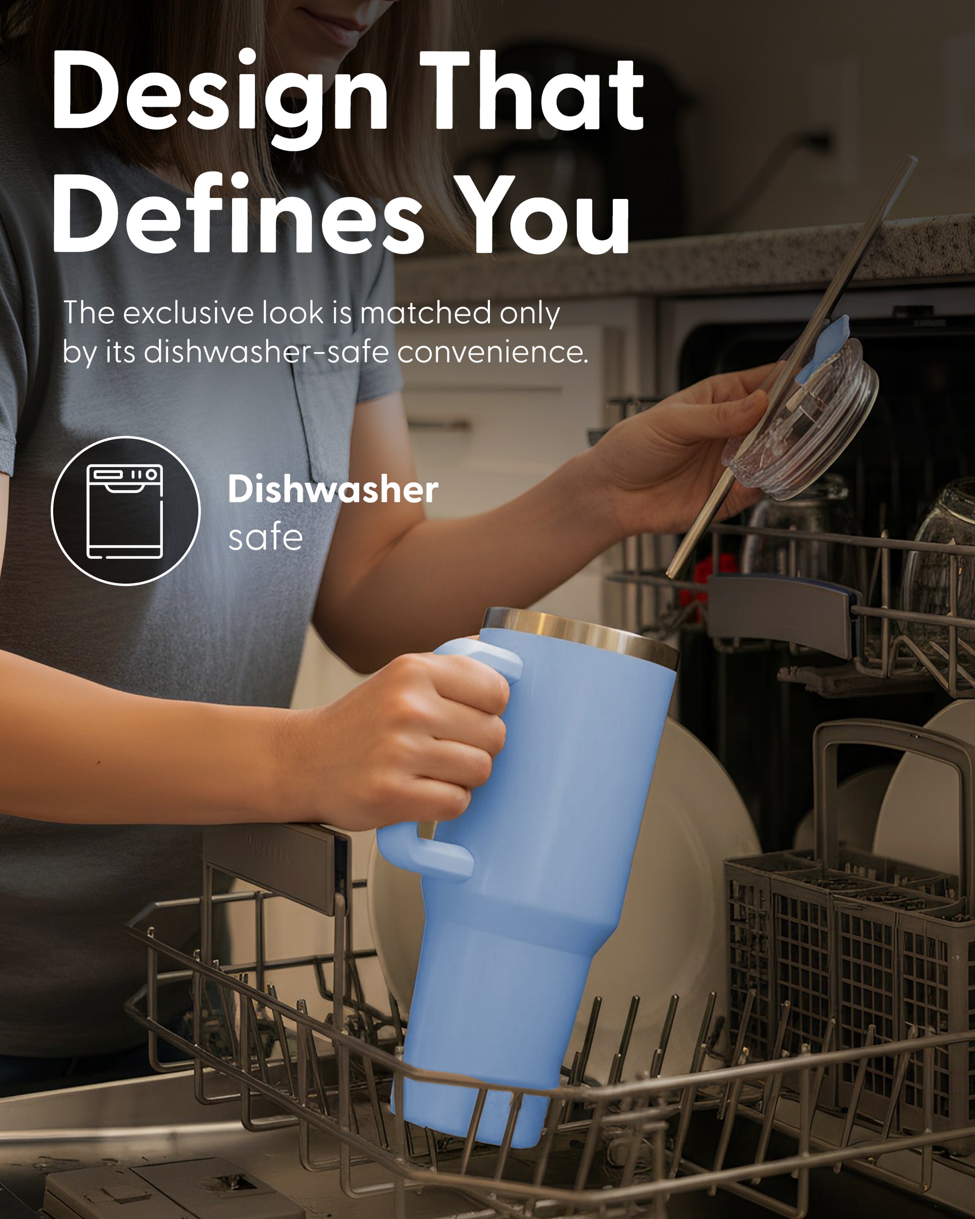 Stainless Steel Vacuum Insulated Tumbler 40 oz – image 24