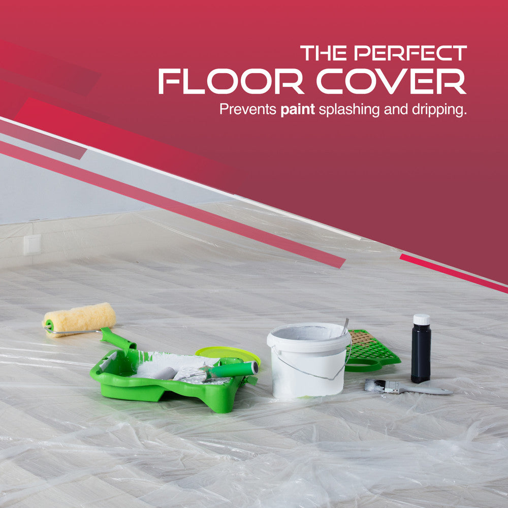 Haltons - White LDPE Dust Sheets - Paint Protection & Dust Cover for Renovation - Multi-Pack Plastic Cloth for Furniture, Floor & Debris Protection - Recyclable & Durable – image 12