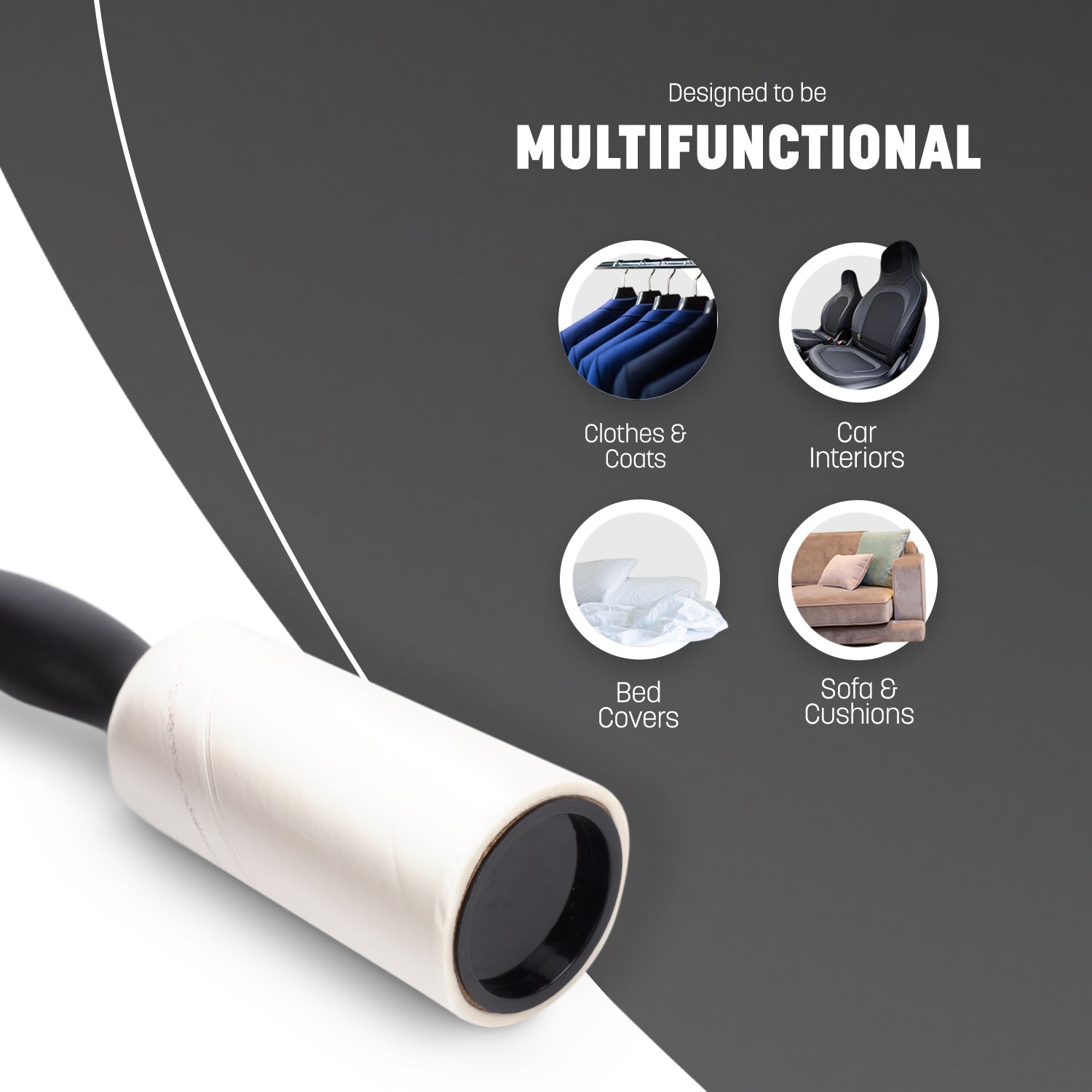 Keplin Fluff Remover Lint Roller Sheets – Use on Sofa, Carpet & Car Seats