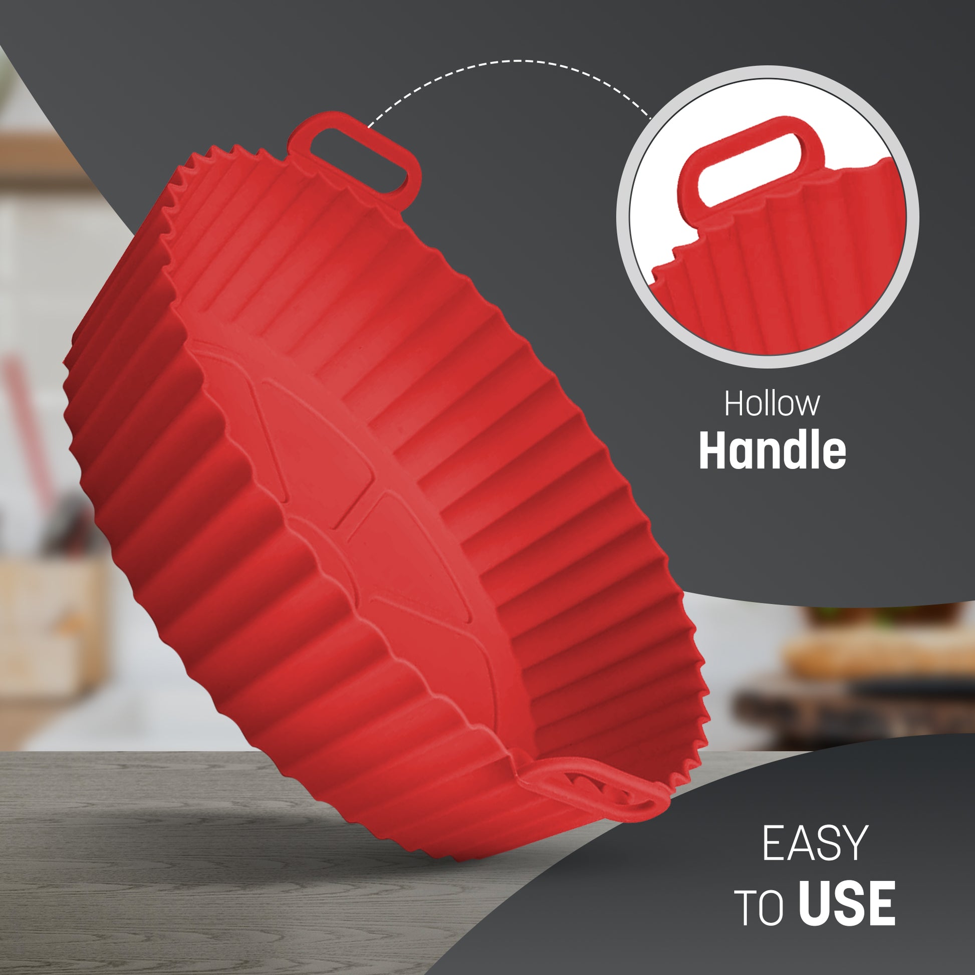 Silicone Air Fryer Liners - 3 Pack – image 23