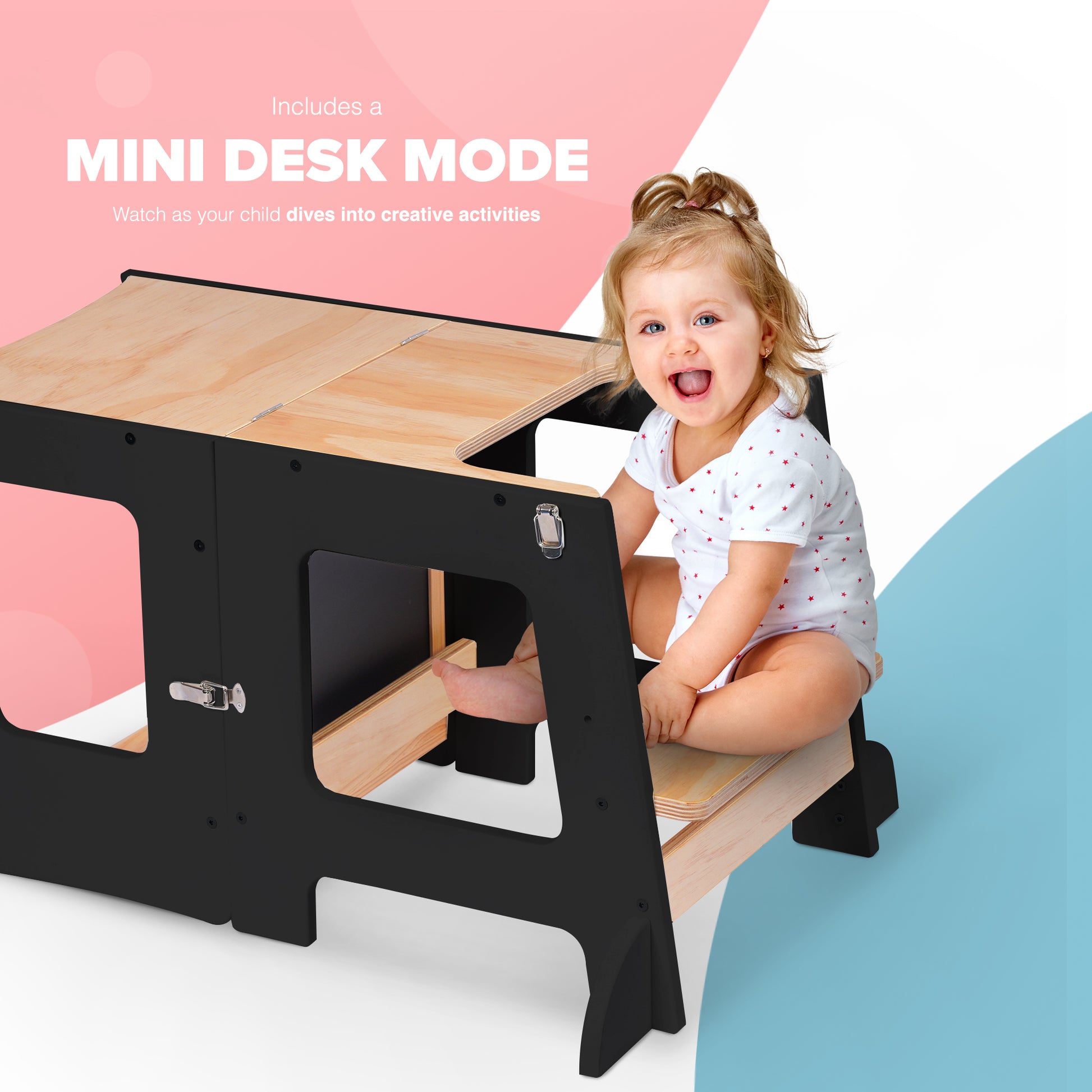 Toddler Learning Tower & Mini Desk – image 5