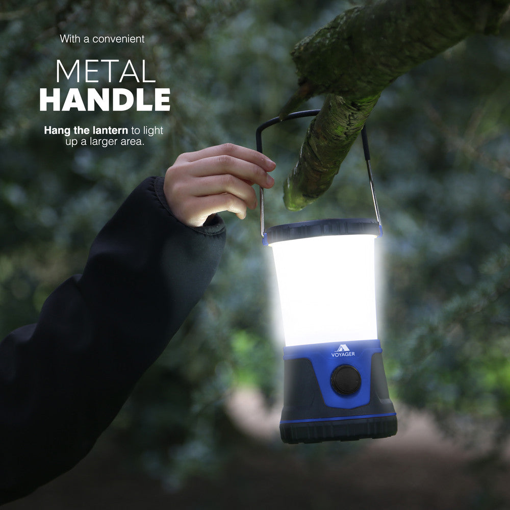 Navy LED Camping Lantern Illuminated – 10W Super Bright Camping Light for Power Cuts