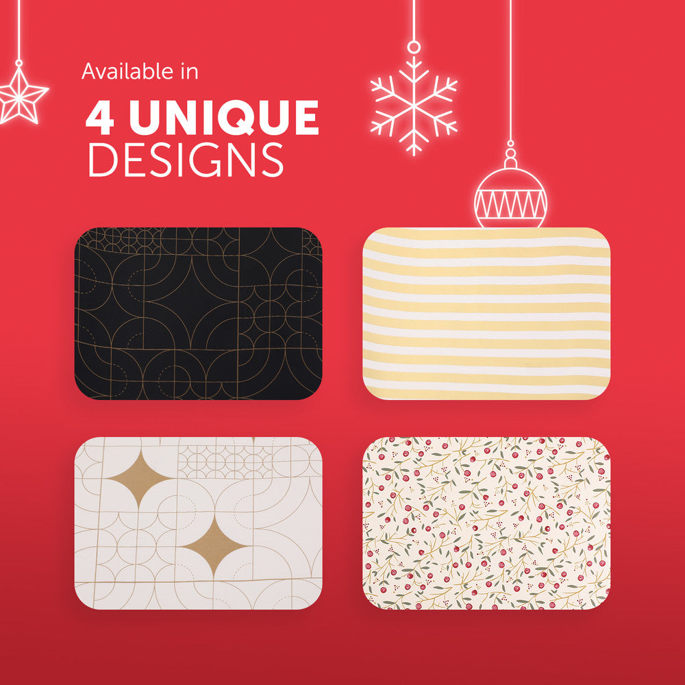 Kraft & Co 4 Pack 44cm x 5M of Gift Wrapping Paper, Quality Festive Designed Kraft Paper, Eco-Friendly, Recyclable Wrapping Paper Ideal for Gifts, Arts & Crafts (20M Total) – image 20