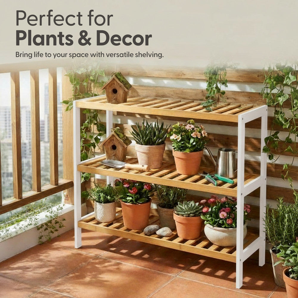 Bamboo Shoe Rack - 3 Tier