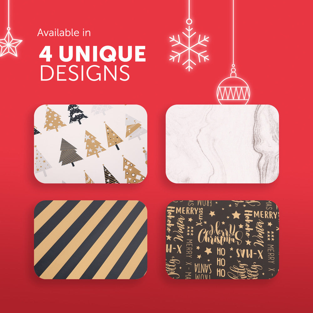 Kraft & Co 4 Pack 44cm x 5M of Gift Wrapping Paper, Quality Festive Designed Kraft Paper, Eco-Friendly, Recyclable Wrapping Paper Ideal for Gifts, Arts & Crafts (20M Total) – image 13