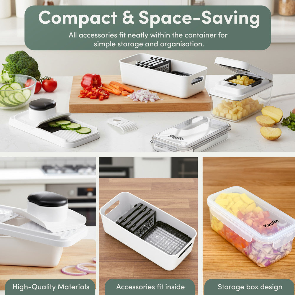 7-in-1 Vegetable Chopper with Container – image 7