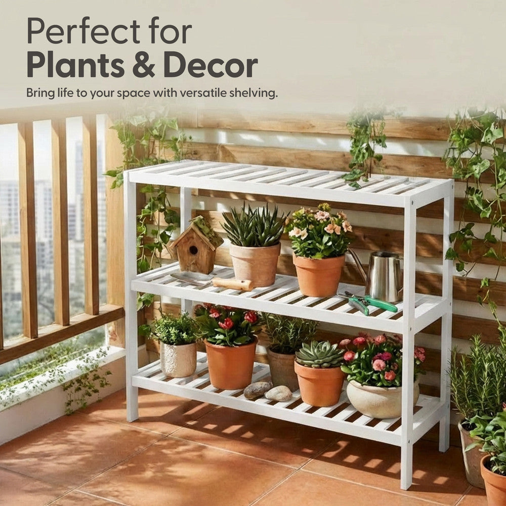 Bamboo Shoe Rack - 3 Tier – image 22