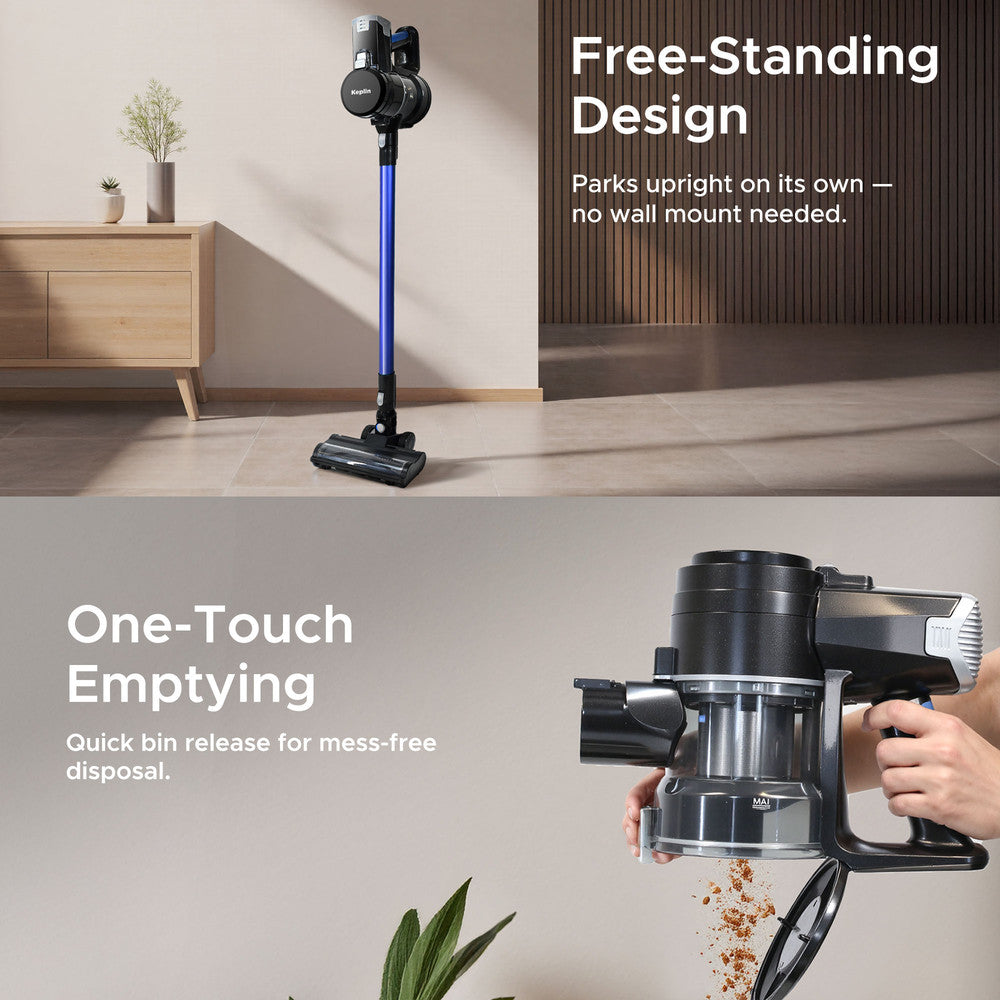 250W Cordless Vacuum Cleaner - 2 Speed