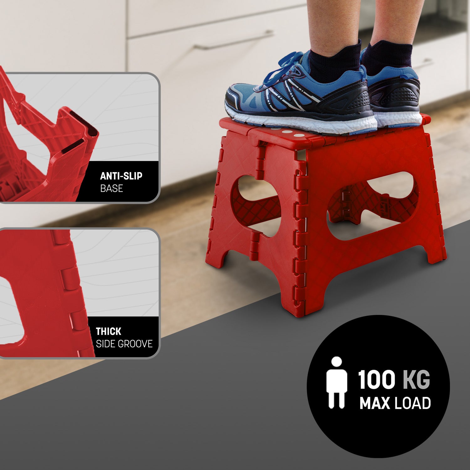 9 inch Heavy Duty Folding Step Stool