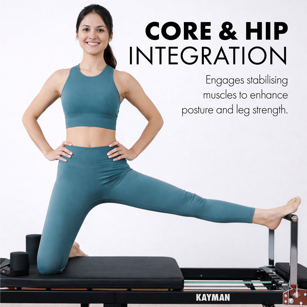 KAYMAN 83" Foldable Pilates Reformer Machine for Home Workout – image 11