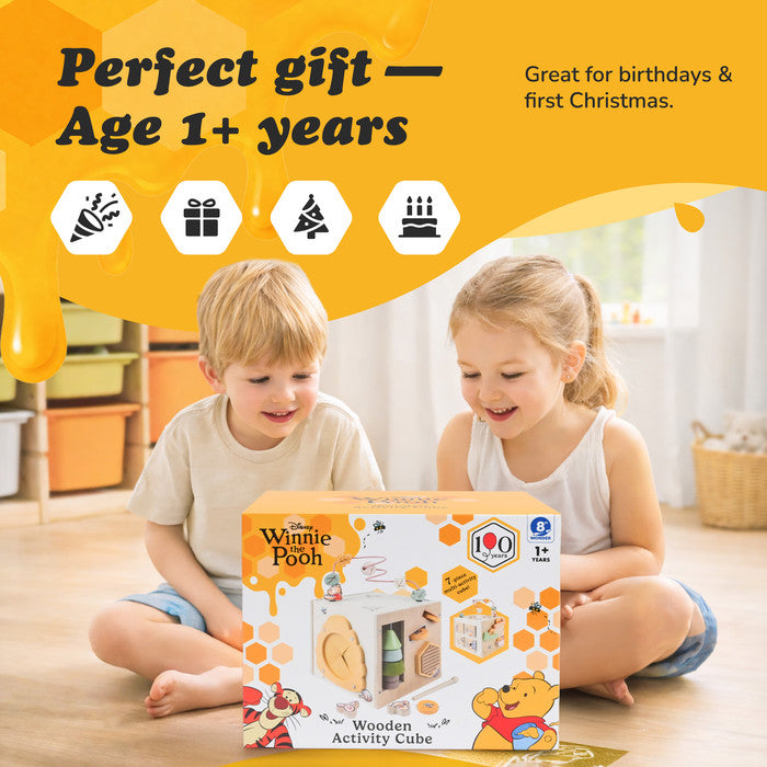 Disney Winnie the Pooh Activity Cube Gift Age 1+ Birthday Christmas Toddler UK