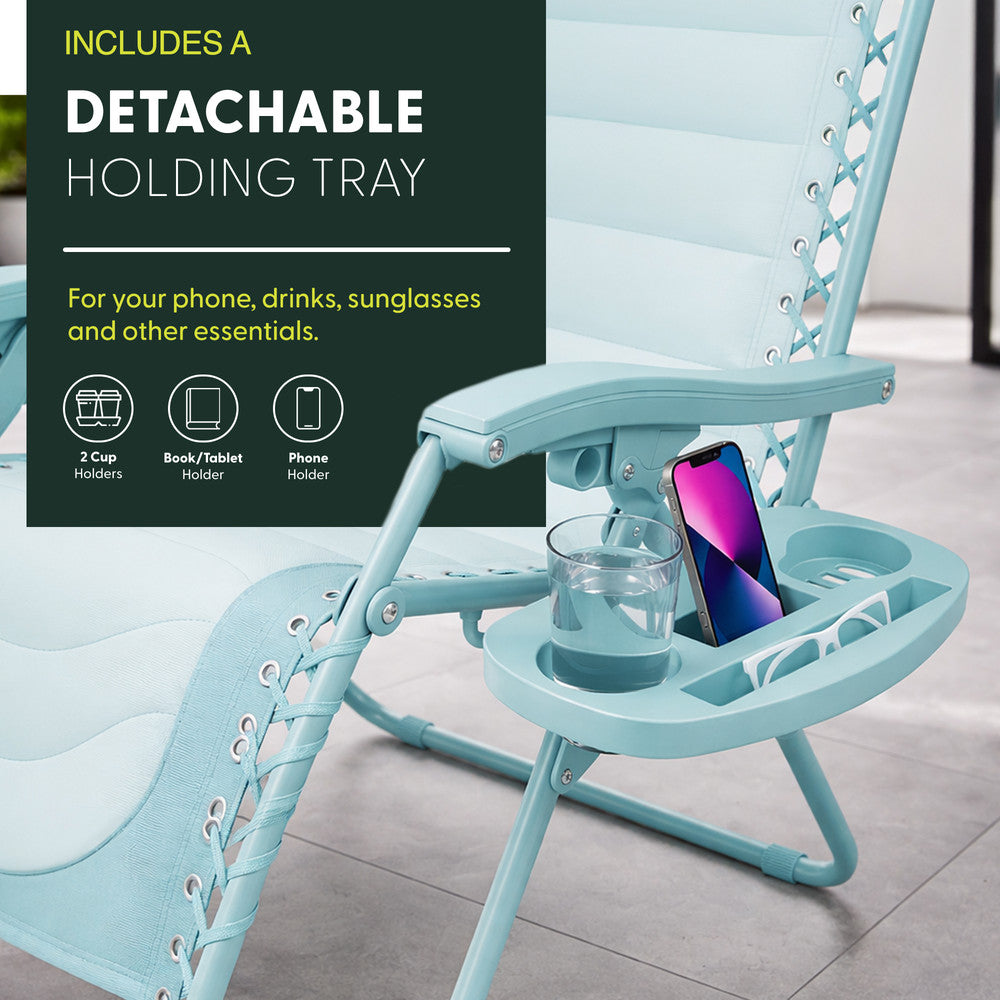 Premium Heavy-Duty Zero Gravity Chairs - 2 Pack XXL