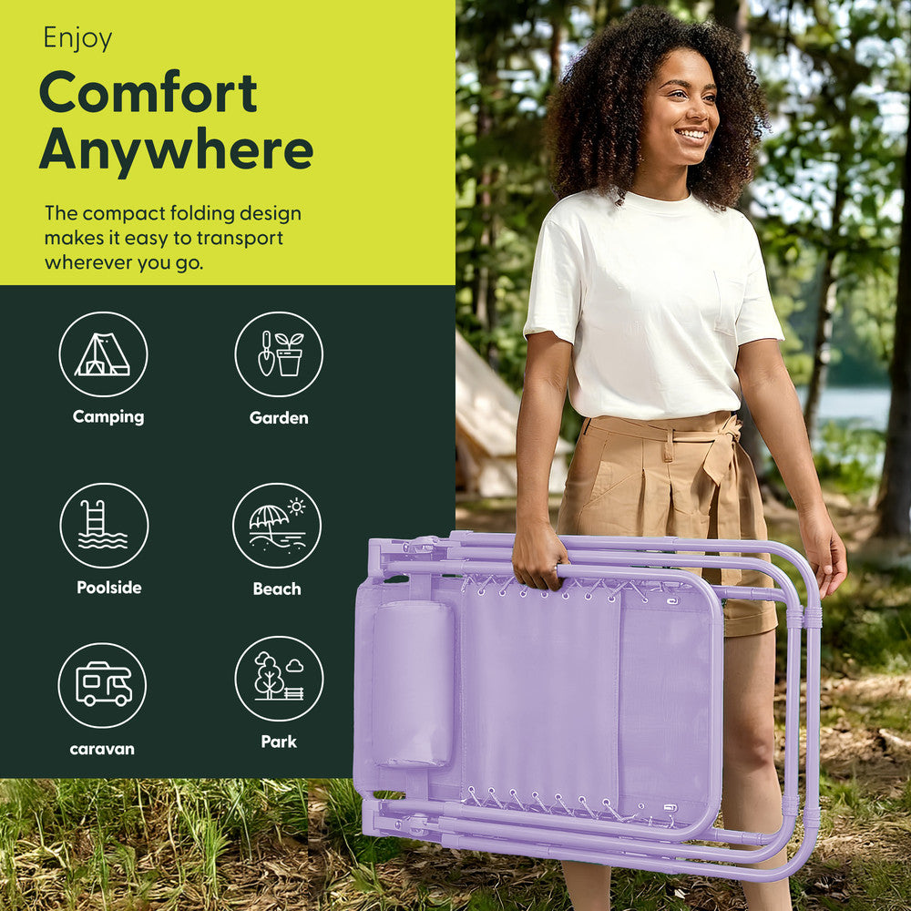 Textilene Zero Gravity Chairs Set of 2