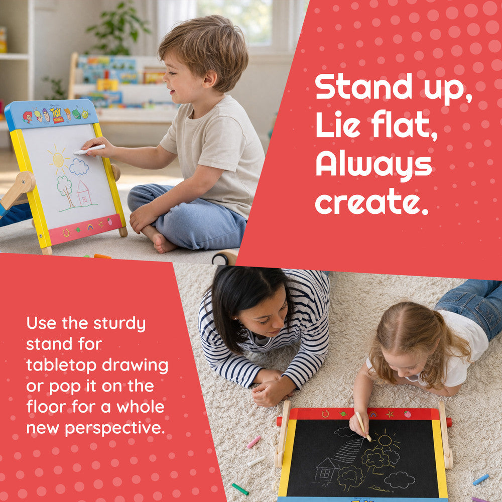 Disney Toy Story double-sided easel — children's art and drawing board gift