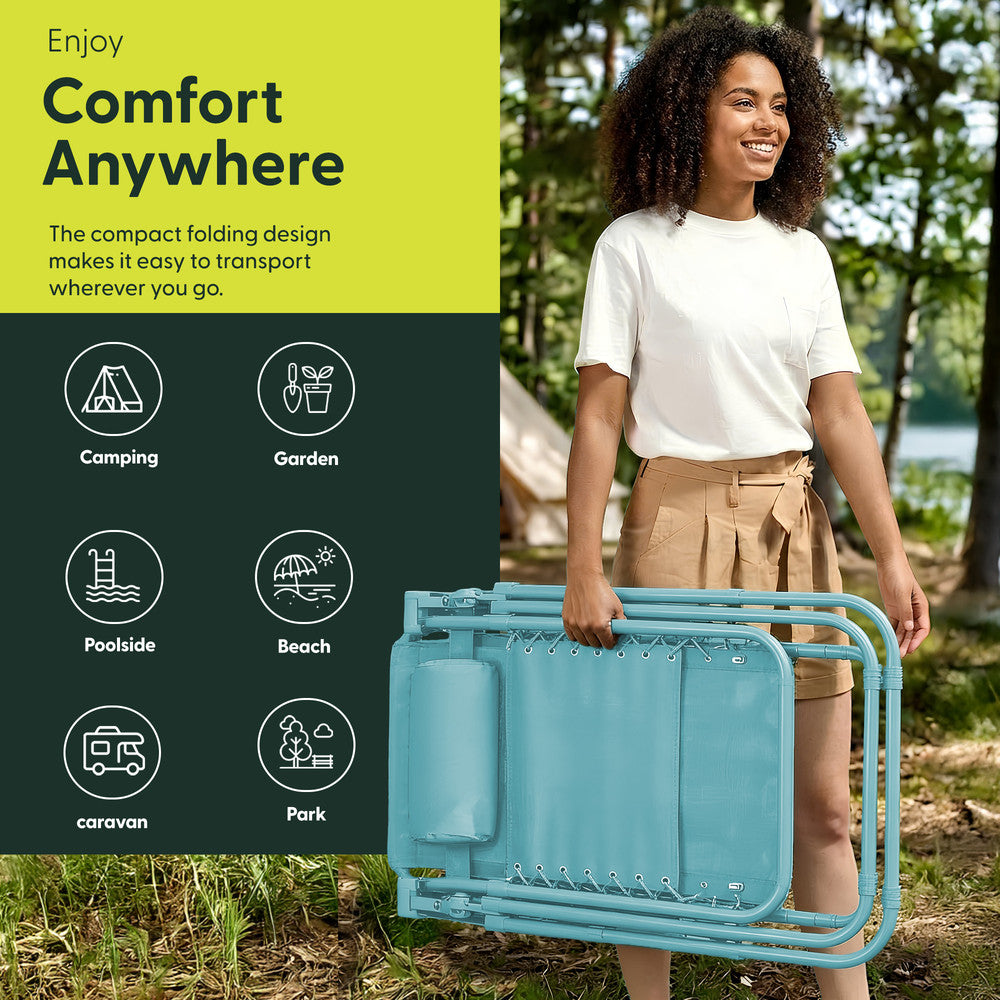 Textilene Zero Gravity Chairs Set of 2